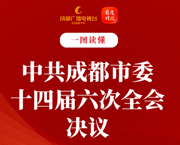 一图速览中共成都市委十四届六次全会决议
