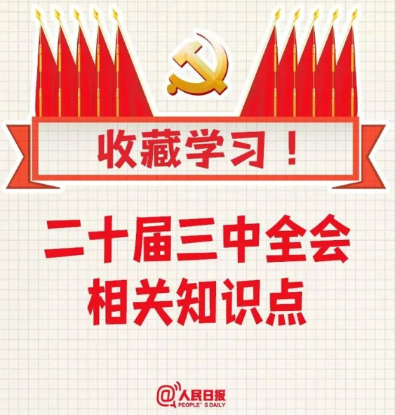 党的二十届三中全会相关知识点